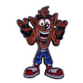 Retro 90's Gaming Cool Crash Bandicoot Brooch Collection Woah! Aku Aku Mask Badge Honest Adventure Video Game Fans gift
